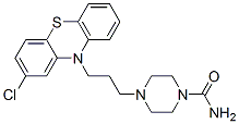 CAS#: 14053-35-1, 4-[3-(2-Chloro-10H-Phenothiazin-10-Yl)Propyl]Piperazine-1-Carboxamide