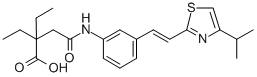 CAS#: 140646-80-6, 2,2-Diethyl-4-Oxo-4-[[3-[(E)-2-(4-Propan-2-Yl-1,3-Thiazol-2-Yl)Ethenyl]Phenyl]Amino]Butanoic Acid
