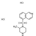 CAS#: 140663-38-3, 5-[(2-Methyl-1-Piperazinyl)Sulfonyl]Isoquinoline Dihydrochloride