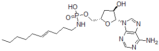CAS#: 140686-45-9, [(2S,4R,5R)-5-(6-Aminopurin-9-Yl)-4-Hydroxyoxolan-2-Yl]Methoxy-N-[(E)-Dec-4-Enyl]Phosphonamidic Acid