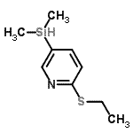 CAS#: 140687-67-8, 5-(Dimethylsilyl)-2-(Ethylsulfanyl)Pyridine