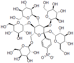 CAS#: 140694-63-9, (2R,3S,4S,5R,6R)-2-(Hydroxymethyl)-6-[(2R,3R,4S,5R,6R)-2-(4-Nitrophenyl)-2,3,5-Tris[[(2R,3R,4S,5S,6R)-3,4,5-Trihydroxy-6-(Hydroxymethyl)Oxan-2-Yl]Oxy]-6-[[(2R,3R,4S,5S,6R)-3,4,5-Trihydroxy-6-(Hydroxymethyl)Oxan-2-Yl]Oxymethyl]Oxan-4-Yl]Oxyoxane-3,4,5-Triol