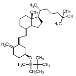 CAS#: 140710-90-3, (3S,5E,7E,14xi)-3-{[Dimethyl(2-Methyl-2-Propanyl)Silyl]Oxy}-9,10-Secocholesta-5,7,10-Trien-25-Ol