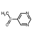 CAS 登录号：14080-21-8， 5-(甲基亚磺酰)嘧啶