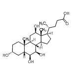 CAS#: 140852-41-1, (3alpha,5beta,6beta,7beta,12beta)-3,6,7,12-Tetrahydroxycholan-24-Oic Acid