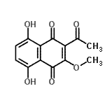 CAS#: 14090-55-2, 2-Acetyl-5,8-Dihydroxy-3-Methoxy-1,4-Naphthoquinone