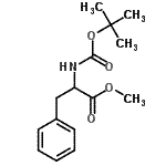 CAS#: 141190-94-5, Methyl N-{[(2-Methyl-2-Propanyl)Oxy]Carbonyl}Phenylalaninate