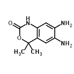 CAS#: 141311-98-0, 6,7-Diamino-4,4-Dimethyl-1,4-Dihydro-2H-3,1-Benzoxazin-2-One