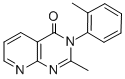 CAS#: 14133-24-5, 2-Methyl-3-(2'-methylphenyl)-4-oxo-3,4-dihydropyrido(2,3-d)pyrimidine