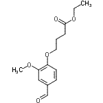CAS#: 141333-27-9, Ethyl 4-(4-Formyl-2-Methoxyphenoxy)Butanoate