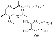 CAS#: 141363-92-0, [4-Methoxy-5-Methyl-2-[(2E,4E,6E)-Octa-2,4,6-Trien-2-Yl]Oxan-3-Yl] 2-[[(2R,3S,4S,5S,6S)-3,4,5-Trihydroxy-6-(Hydroxymethyl)Oxan-2-Yl]Amino]Acetate