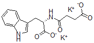 CAS#: 141444-38-4, Dipotassium 4-[[(2S)-3-(1H-Indol-3-Yl)-1-Oxido-1-Oxopropan-2-Yl]Amino]-4-Oxobutanoate