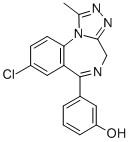 CAS#: 141490-47-3, 3-(8-Chloro-1-Methyl-4H-[1,2,4]Triazolo[4,3-a][1,4]Benzodiazepin-6-Yl)Phenol