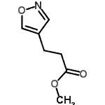 CAS 登录号：141501-28-2， 甲基3-(1,2-恶唑-4-基)丙酸酯