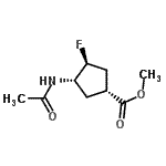 CAS#: 141765-39-1, Methyl (1R,3S,4S)-3-Acetamido-4-Fluorocyclopentanecarboxylate