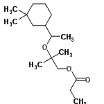 CAS#: 141773-73-1, 2-[1-(3,3-Dimethylcyclohexyl)Ethoxy]-2-Methylpropyl Propionate