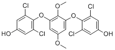 CAS#: 141794-49-2, 3,5-Dichloro-4-[3-(2,6-Dichloro-4-Hydroxyphenoxy)-2,5-Dimethoxyphenoxy]Phenol