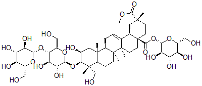 CAS 登录号：141890-70-2， 商陆种苷I