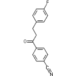 CAS#: 141892-93-5, 4-[3-(4-Fluorophenyl)Propanoyl]Benzonitrile