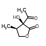 CAS#: 141902-99-0, (3S,4R)-3-Acetyl-3-Hydroxy-4-Methyldihydro-2(3H)-Furanone