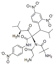 CAS#: 141949-33-9, (2S)-N-[2-[(2-Amino-2-Methylpropanoyl)Amino]Acetyl]-N-[(2S)-2-[(2,4-Dinitrophenyl)Amino]-3-Methylbutanoyl]-4-Methyl-2-[(4-Nitrophenyl)Amino]Pentanamide