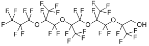CAS 登录号：141977-66-4， 2,3,3,3-四氟-2-[1,1,2,3,3,3-六氟-2-[1,1,2,3,3,3-六氟-2-[1,1,2,3,3,3-六氟-2-(1,1,2,2,3,3,3-七氟丙氧基)丙氧基]丙氧基]丙氧基]-1-丙醇