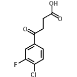 CAS 登录号：142048-54-2， 4-(4-氯-3-氟苯基)-4-氧代丁酸