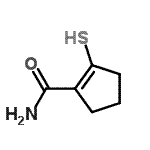 CAS#: 142056-84-6, 2-Sulfanyl-1-Cyclopentene-1-Carboxamide