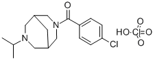 CAS#: 142106-99-8, Phenyl-(7-Propan-2-Yl-3,7-Diazabicyclo[3.3.1]Nonan-3-Yl)Methanone perchlorate