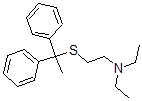 CAS#: 142146-96-1, 2-[1,1-Di(Phenyl)Ethylsulfanyl]-N,N-Diethylethanamine