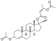 CAS#: 142154-46-9, [(8R,9S,10R,13S,14S)-3-Acetyloxy-17-Ethynyl-13-Methyl-2,3,6,7,8,9,10,11,12,14,15,16-Dodecahydro-1H-Cyclopenta[a]Phenanthren-17-Yl] (Z)-3-Acetyloxybut-2-Enoate
