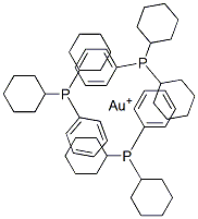 CAS#: 142225-28-3, Tris(dicyclohexylphenylphosphine)gold(I)