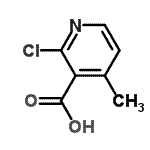 CAS 登录号：142266-63-5， 2-氯-4-甲基烟酸