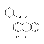 CAS#: 14233-28-4, 1-Bromo-4-(Cyclohexylamino)Anthracene-9,10-Dione