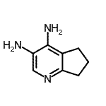CAS#: 142425-83-0, 6,7-Dihydro-5H-Cyclopenta[b]Pyridine-3,4-Diamine