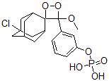 CAS 登录号：142456-88-0， [3-(1-氯-3'-甲氧基螺[金刚烷-4,4'-二氧杂环丁烷]-3'-基)苯基]磷酸二氢酯