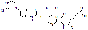 CAS#: 142478-50-0, 7-(4-Carboxybutanamido)Cephalosporin Mustard