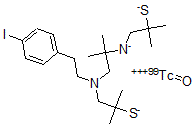 CAS#: 142541-49-9, Technetium-99 4-iodophenethyldiaminodithiol