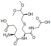 CAS 登录号：142565-25-1， (4S)-4-氨基-5-[[(2R)-1-(羧甲基氨基)-3-[(2R)-2-羟基-3,3-二甲氧基丙基]硫基-1-氧代丙烷-2-基]氨基]-5-氧代戊酸