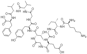 CAS#: 142570-54-5, L-Lysyl-L-Isoleucylglycyl-L-alpha-Glutamylglycyl-L-Threonyl-L-Tyrosylglycyl-L-Valyl-L-Valyl-L-Phenylalanine