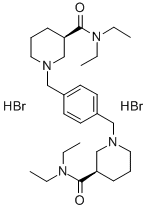 CAS#: 142632-31-3, (3R)-1-[[4-[[(3R)-3-(Diethylcarbamoyl)Piperidin-1-Yl]Methyl]Phenyl]Methyl]-N,N-Diethylpiperidine-3-Carboxamide Dihydrobromide