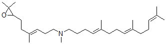 CAS#: 142636-14-4, (4E,8E)-N-[(E)-6-(3,3-Dimethyloxiran-2-Yl)-4-Methylhex-3-Enyl]-N,5,9,13-Tetramethyltetradeca-4,8,12-Trien-1-Amine