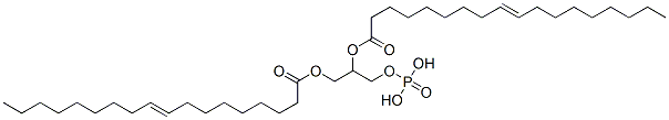 CAS 登录号：14268-17-8， [1-[(E)-十八碳-9-烯酰基]氧基-3-膦酰氧基丙-2-基](E)-十八碳-9-烯酸酯