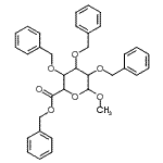 CAS#: 142797-33-9, Benzyl 6-methoxy-3,4,5-tris(phenylmethoxy)oxane-2-carboxylate