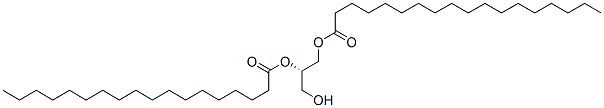 CAS 登录号：1429-59-0， 1,1'-[(1R)-1-(羟基甲基)-1,2-乙二基]十八烷酸酯