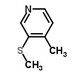 CAS#: 142918-39-6, 4-Methyl-3-Methylsulfanyl-Pyridine