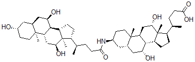 CAS#: 142974-51-4, (3beta,5beta,7alpha,12alpha)-7,12-Dihydroxy-3-(((3alpha,5beta,7alpha,12alpha)-3,7,12-trihydroxy-24-oxocholan-24-yl)amino)-Cholan-24-oic acid