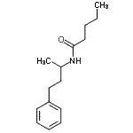 CAS 登录号：143086-32-2， N-(4-苯基-2-丁烷基)戊酰胺