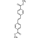 CAS 登录号：143130-82-9， 二甲基4,4'-[(E)-1,2-乙烯二基]二苯甲酸酯