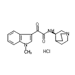 CAS#: 143137-35-3, N-[(3R)-1-Azabicyclo[2.2.2]Oct-3-Yl]-2-(1-Methyl-1H-Indol-3-Yl)-2-Oxoacetamide Hydrochloride (1:1)